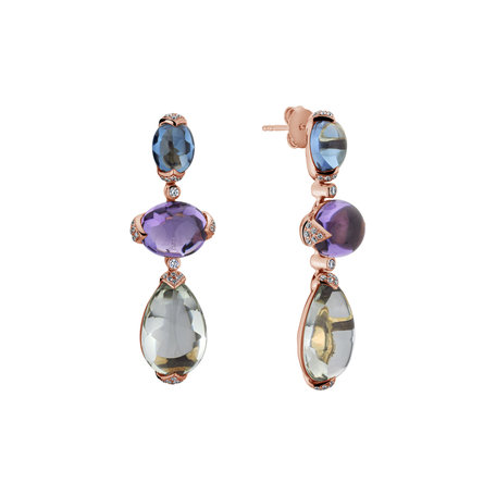 Diamond earrings and gemstones Heaven Glam