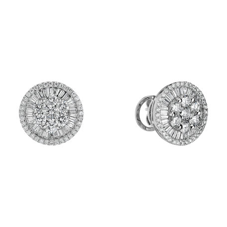 Diamond earrings Makeda