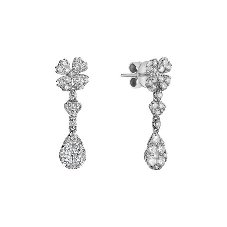 Diamond earrings Versailles Princess