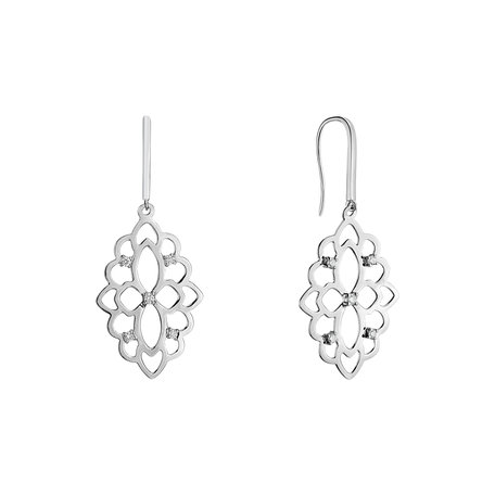 Diamond earrings Folk Heritage