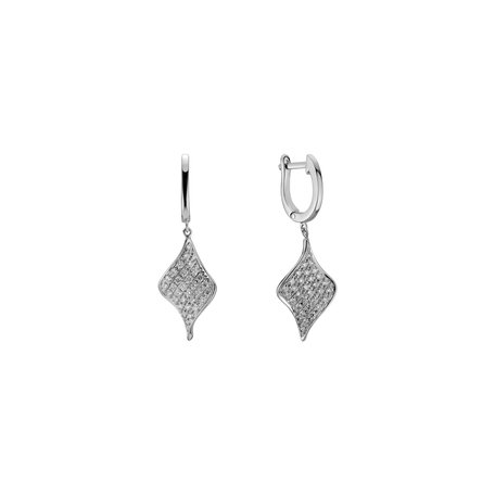 Diamond earrings Poetry Waterfall