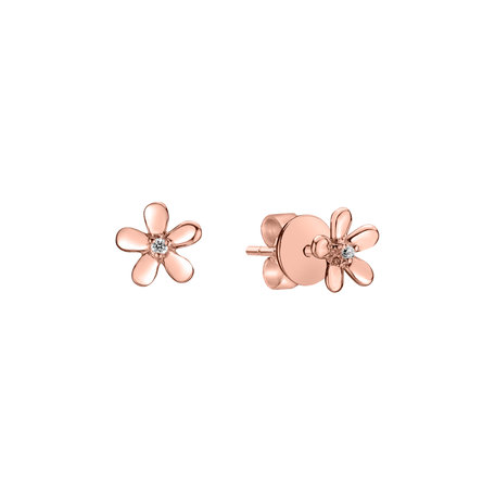 Diamond earrings Flower Day