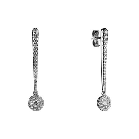 Diamond earrings Sparkling Exclamation