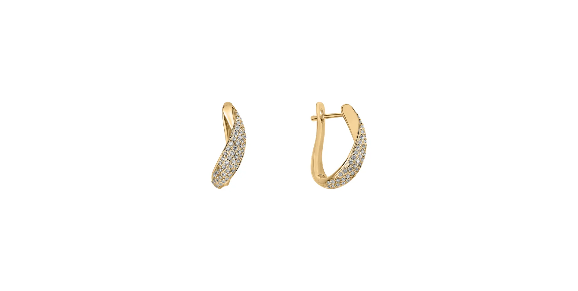 Diamond earrings Divine Moon