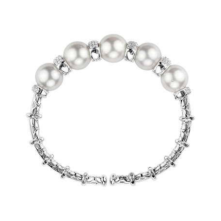 Diamond bracelet with Pearl Lake Treasure