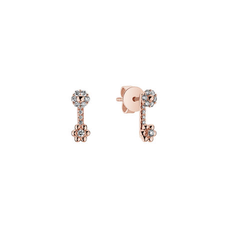 Diamond earrings Bloom Mytery