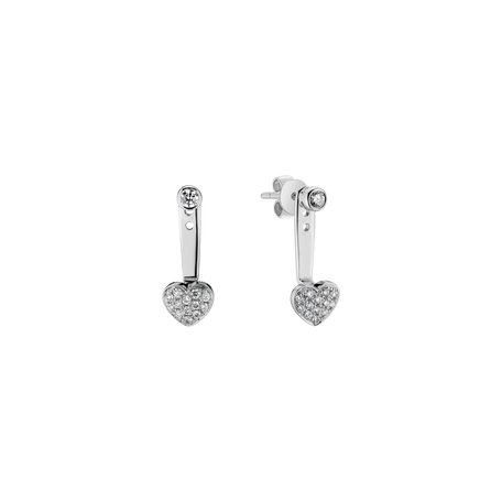 Diamond earrings Troubled Love