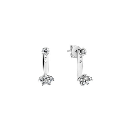 Diamond earrings Frozen Elegance