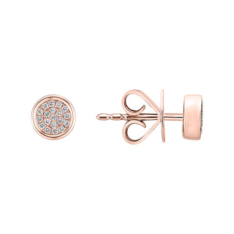 Diamond earrings Endless Circle