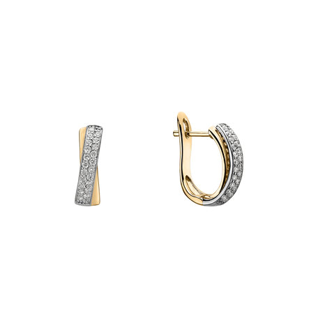 Diamond earrings Sparkling Mosaic