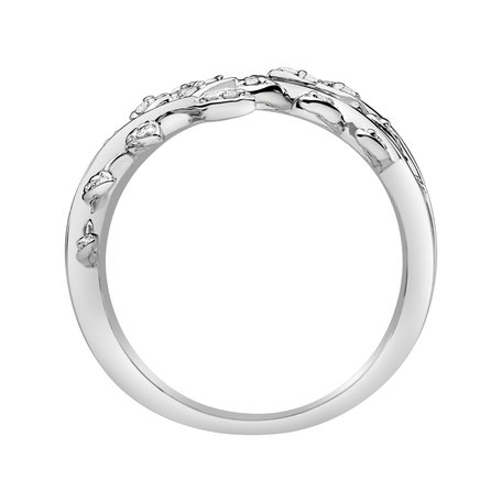 Diamond ring Luxury Leaves