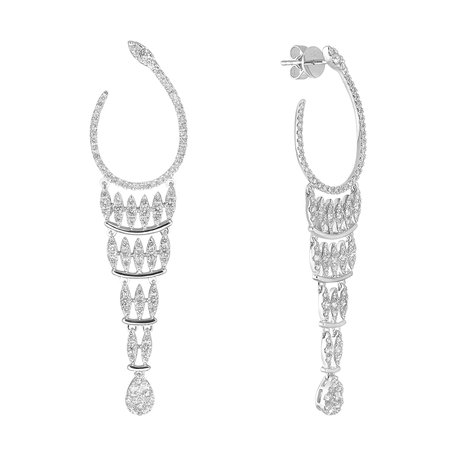 Diamond earrings Golden Celebration