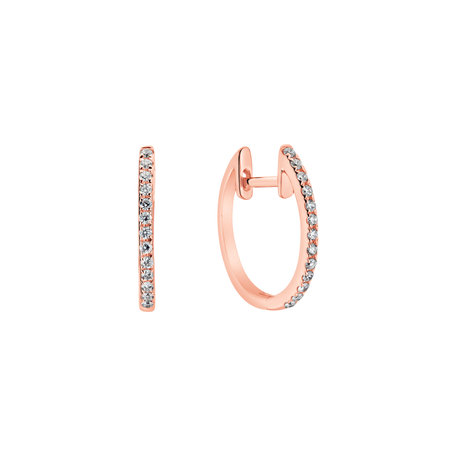 Diamond earrings Rose Sky