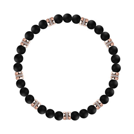 Diamond braclet with Agate Neverending Style