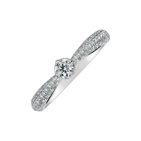 14ct white gold diamond ring Dream Ritual