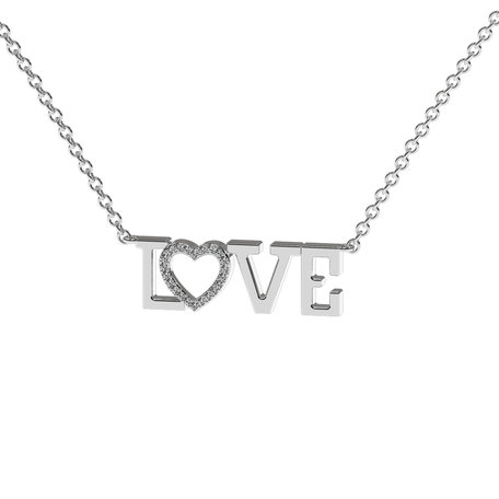 Diamond necklace Shimmer Love