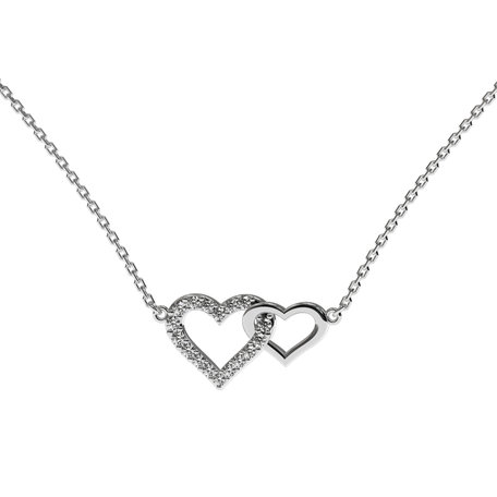 Diamond necklace Precious Hearts