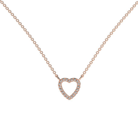 Diamond necklace Tender Heart