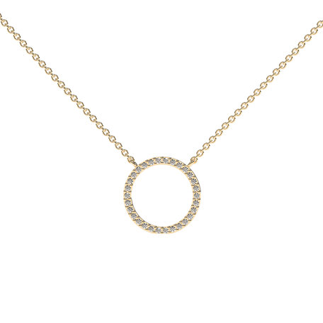 Diamond necklace Little Circle