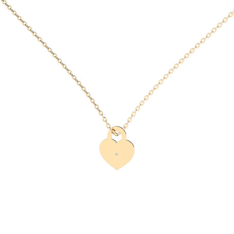 Diamond necklace Love Lock