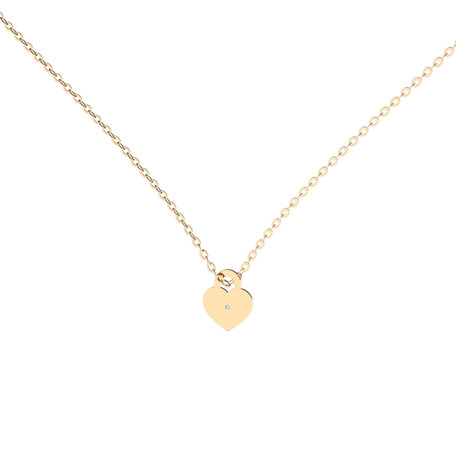 Diamond necklace Little Love Lock