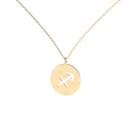 Diamond necklace Sagittarius