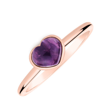 Ring with Amethyst Brazil Bonbon