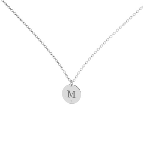 Diamond necklace Little Coins M