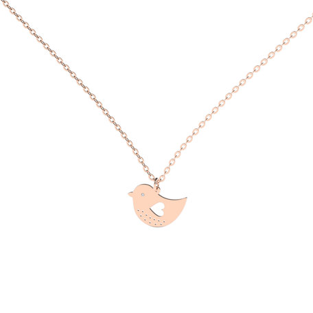 Diamond necklace Love Bird