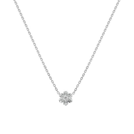 Diamond necklace Shiny Blossom