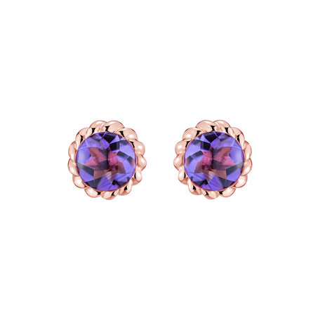 Earrings with Amethyst Witching Goddess