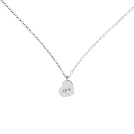 Diamond necklace Love