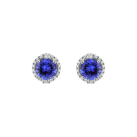 Diamond earrings with Tanzanite Tanzania Dream