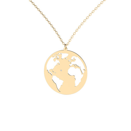 Diamond necklace Earth