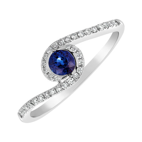 Diamond ring with Sapphire Sapphire Galaxy