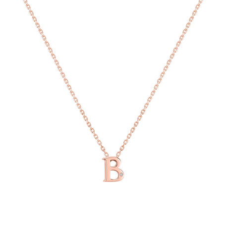 Diamond necklace Flat Line B