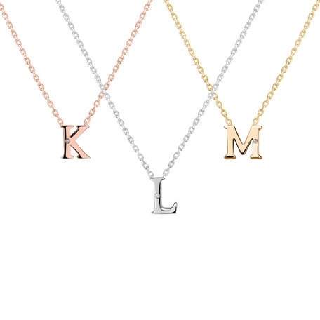 Diamond necklace Flat Line K