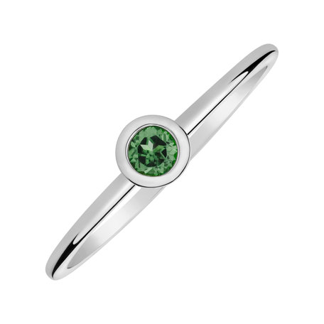 Ring with Emerald Bonbon