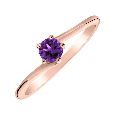 Ring with Amethyst Brazil Bonbon