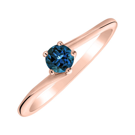 Ring with Topaz London Bonbon