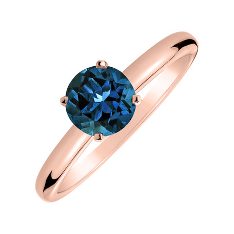 Ring with Topaz London Bonbon