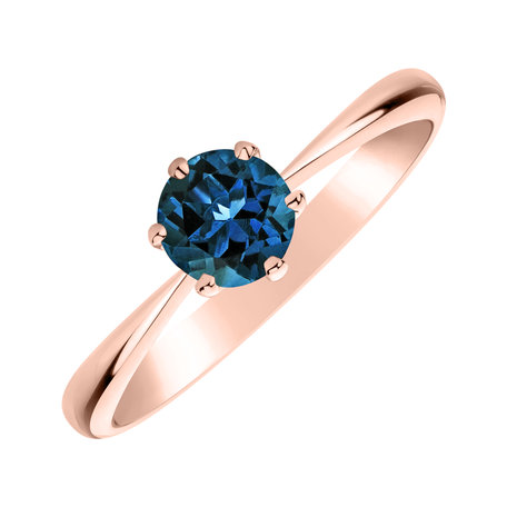 Ring with Topaz London Bonbon