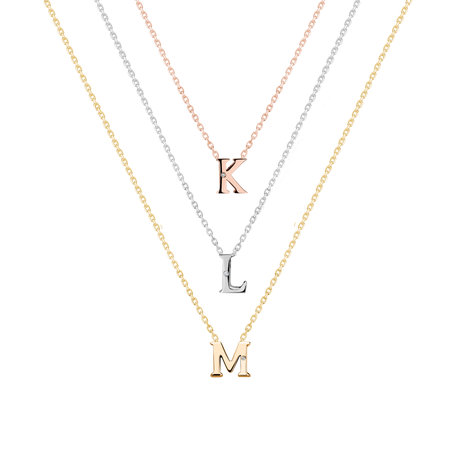 Diamond necklace Flat Line M