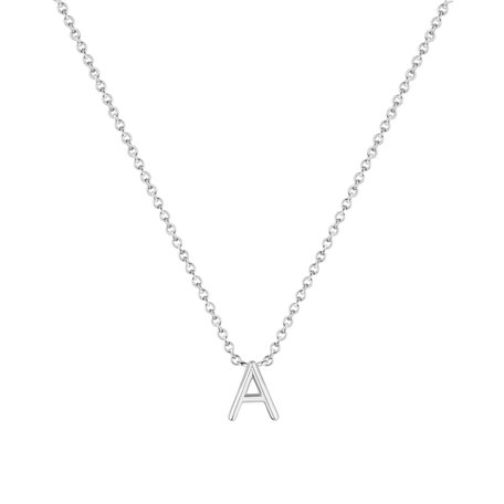 Diamond necklace Round Line A