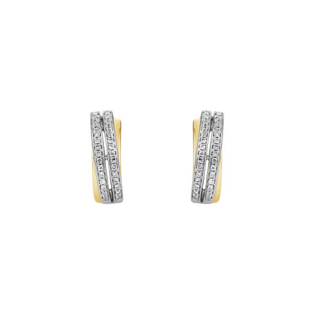 Diamond earrings Precious Sunray