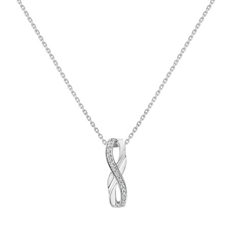 Diamond pendant Sparkling Infinity