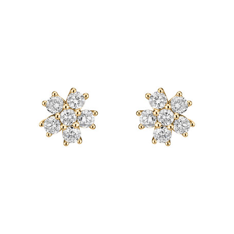 Diamond earrings Sparkless