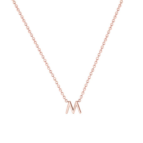 Diamond necklace Round Line M