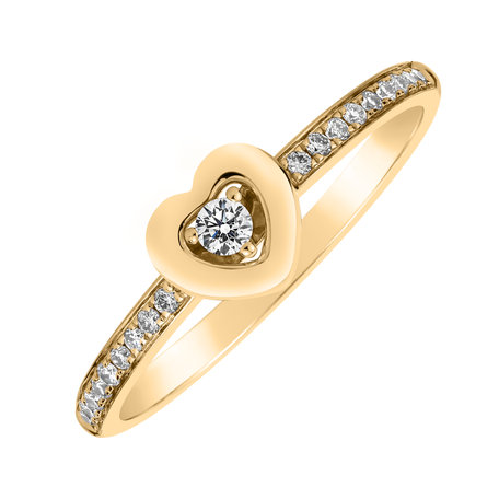 Diamond ring Tender Heart