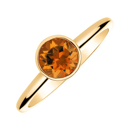 Ring with Citrine Madeira Bonbon